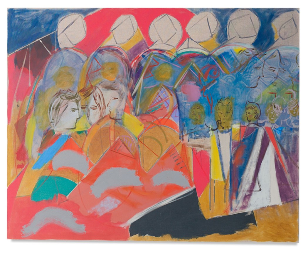 Jackie Gendel, TBT, 2019, Oil on linen over panel, 48 x 69 inches, 121.9 x 175.3 cm, MMG#33209