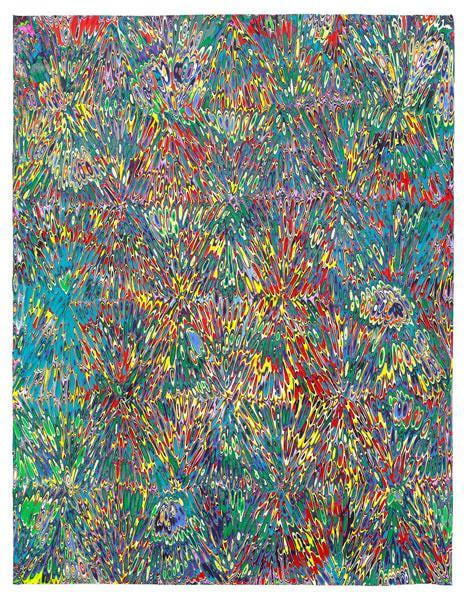 Untitled #5, 2015, Acrylic on wood panel, 18 x 14 inches, 45.7 x 35.6 cm, A/Y#22454