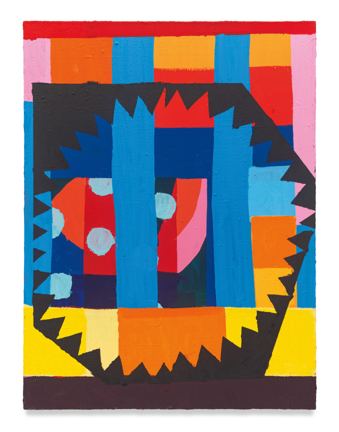 Soft Machine, 2022, Acrylic and marble dust on canvas,, 48 x 36 inches, 121.9 x 91.4 cm, MMG#35079