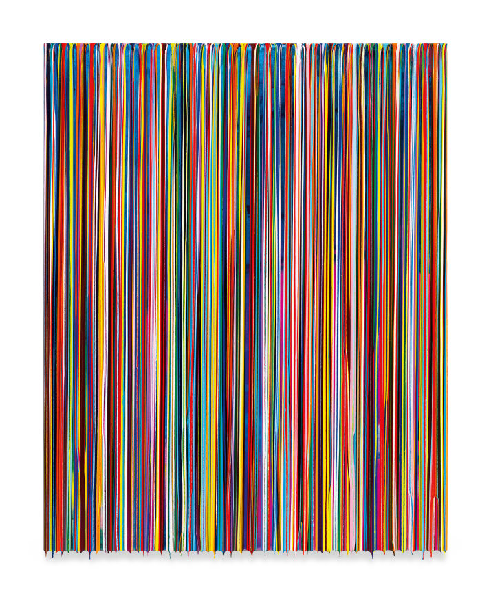 ITHINKIWILLCALLITMORNING, 2023, Epoxy resin and pigments on wood,