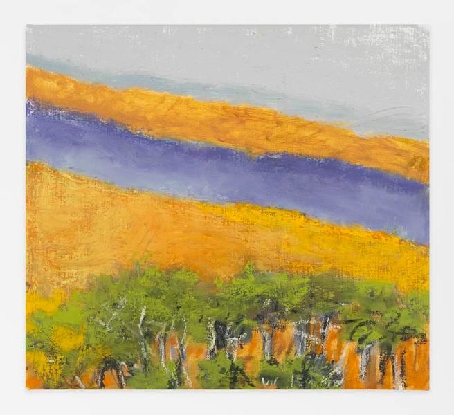 Purple Diagonal, 2013, Oil on canvas, 20 x 22 inches, 50.8 x 55.9 cm, AMY#21558