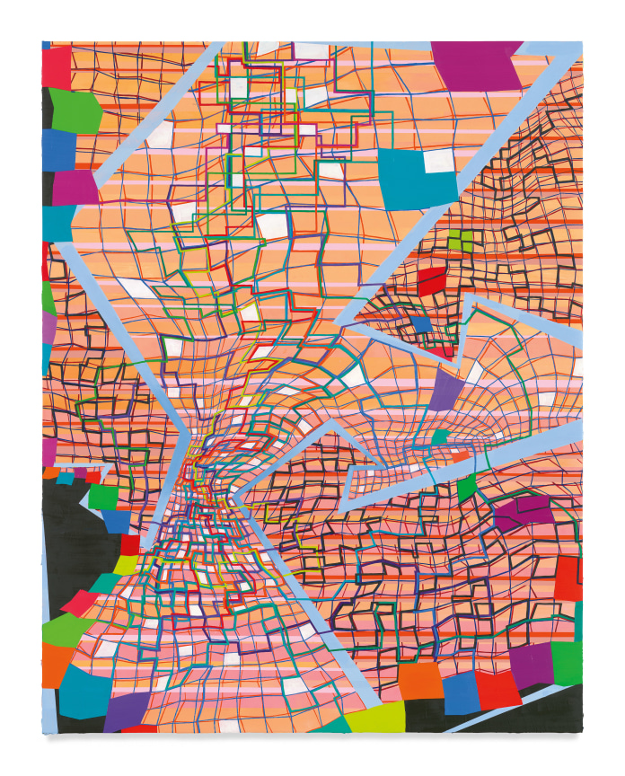 Episodic Precision, 2023, Oil on canvas, 70 x 55 inches, 177.8 x 139.7 cm, MMG#35331