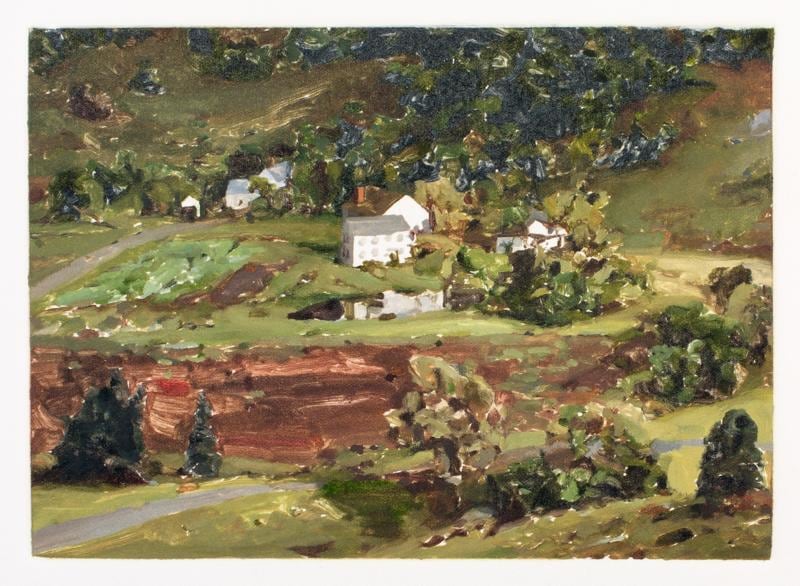 This is the Before (from Diptych V), 2014/2015, Monotype, 5 x 7 inches, 12.7 x 17.8 cm, AMY#28294.1