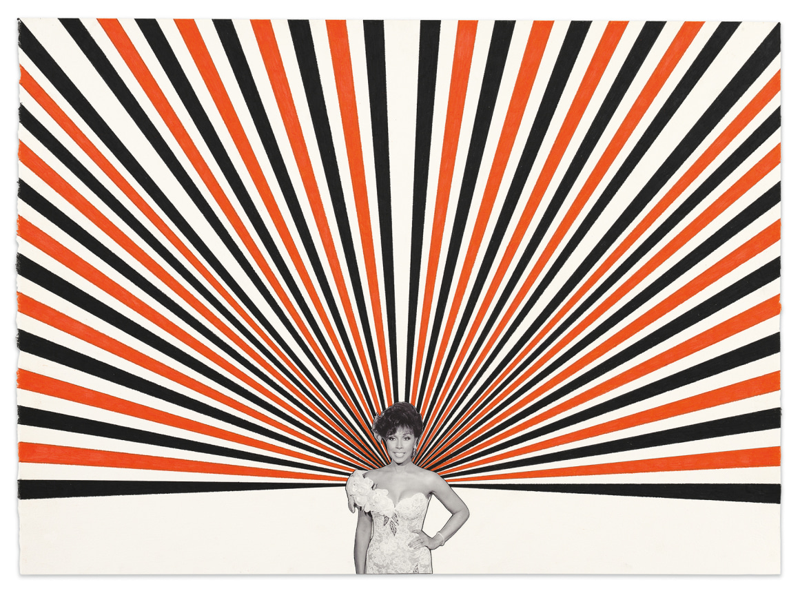 Diahann #2, 2020, Color pencil and photograph collage on paper, 22 1/8 x 30 3/8 inches, 56.2 x 77.2 cm,&nbsp;MMG#32524