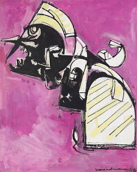 Fury No. 1, 1945, Oil on panel, 55 x 44 inches, 141 x 112 cm, A/Y#1833