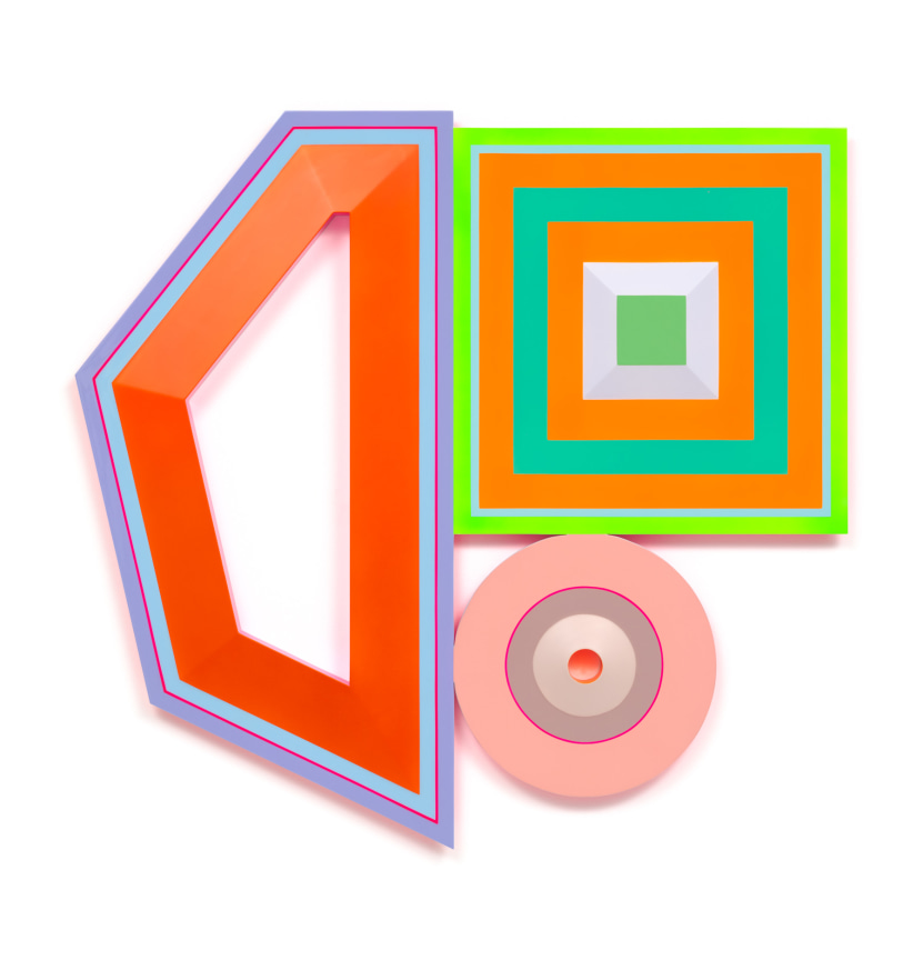 Polypharmacy: Energy, Contentment, Autonomy, 2024,, Urethane paint on wood, 43 x 45 inches, 109.2 x 114.3 cm,&nbsp;MMG#37054