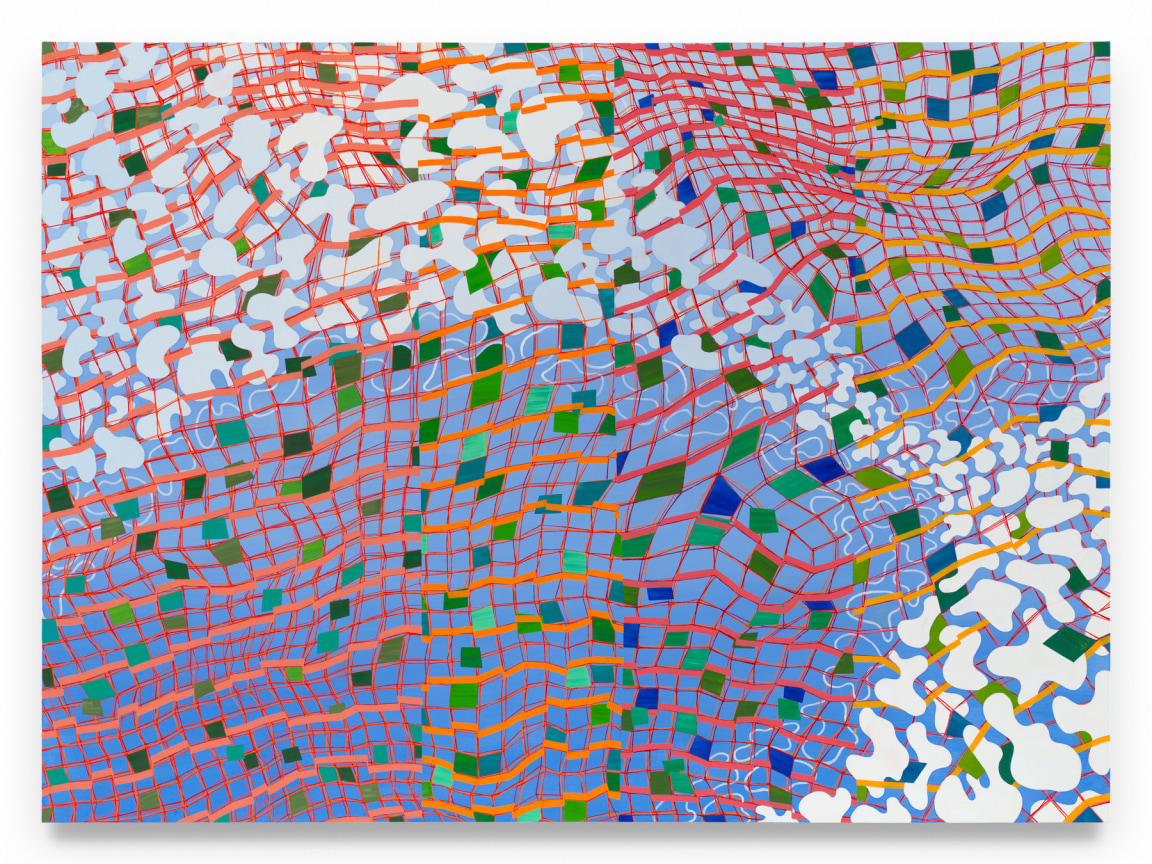 Transitory Track, 2024, Oil on canvas, 70 x 96 inches, 177.8 x 243.8 cm, MMG#36896