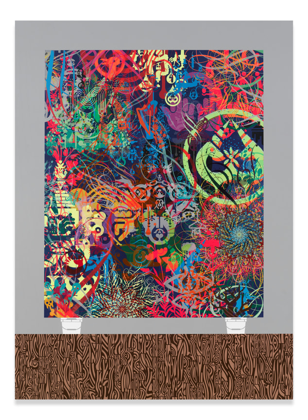 Ryan McGinness, Memories Now, 2016, Acrylic on wood panel, 69 1/2 x 51 1/8 inches, 176.5 x 129.9 cm,&nbsp;MMG#31348