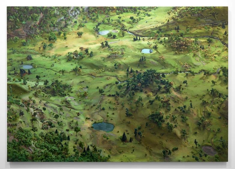 Weed Trees, 2013, Oil on canvas, 48 x 68 inches, 121.9 x 172.7 cm, AMY#28300