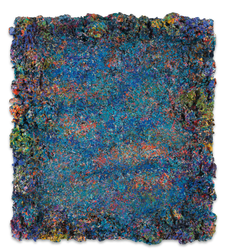 DeepDrippings (Hiss Mystique Deep North Version), 2019, Oil on board,