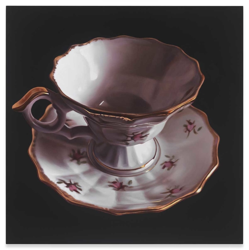 Teacup #30, 2021, Oil on canvas, 50 x 50 inches, 127 x 127 cm, MMG#33923