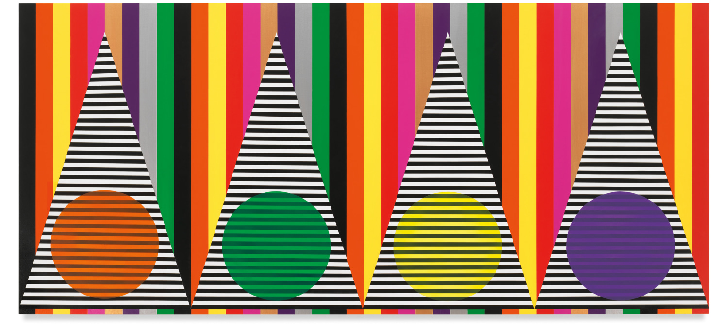 Untitled (Transparent Bodies), 2020, Acrylic paint on wood, 36 x 80 inches, 91.4 x 203.2 cm,&nbsp;MMG#32459