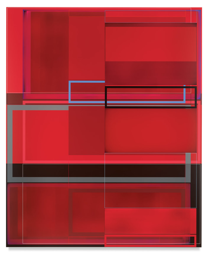 Patrick Wilson, Hot Stack, 2019, Acrylic on canvas, 86 x 70 inches