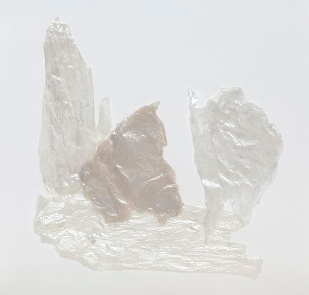 Untitled, 2013, Paper and iridescent medium on paper, 16 x 16 inches, 40.6 x 40.6 cm, A/Y#22066