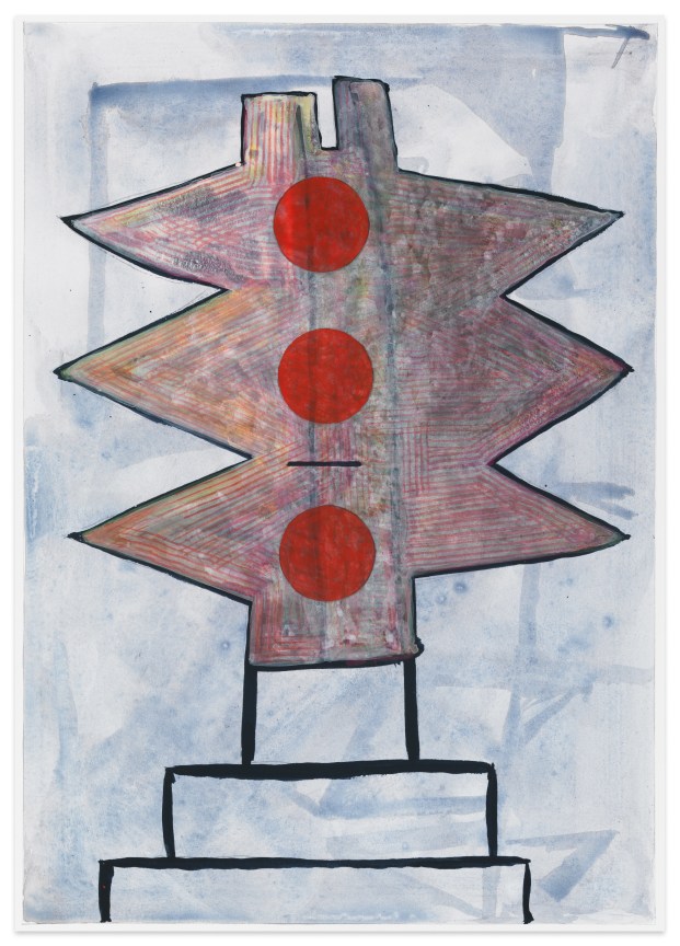 untitled #1253, 2023, Acrylic on illustration board, 17 x 12 inches, 43.2 x 30.5 cm,&nbsp;MMG#36211