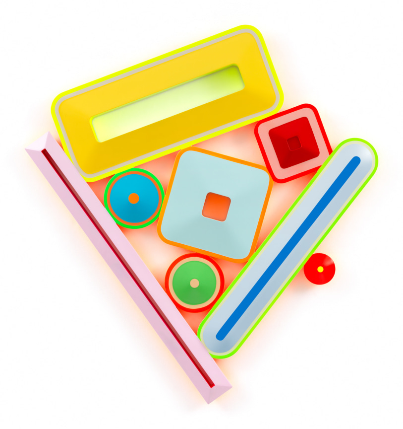 Equilibrium (J.S.C.), 2025, Urethane paint on wood,, 45 x 42 inches, 114.3 x 106.7 cm, MMG#37586