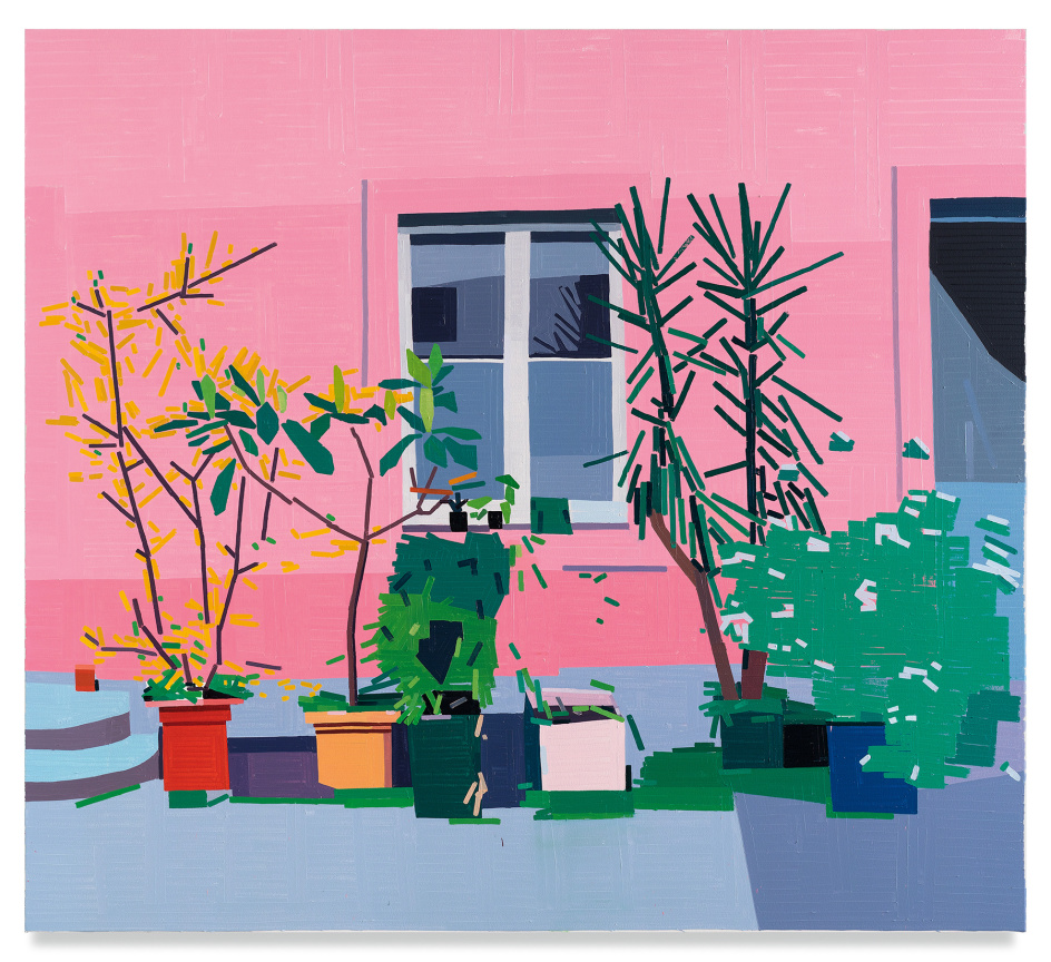 Guy Yanai, Almine Rech Courtyard, 2019