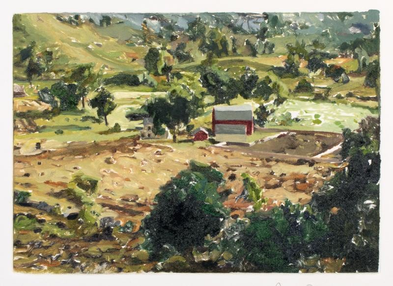 This is the Before (from Diptych IV), 2014/2015, Monotype, 5 x 7 inches, 12.7 x 17.8 cm, AMY#28293.1