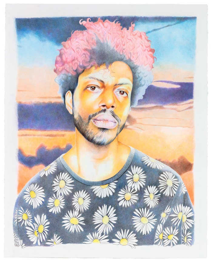 Living Proof, 2022, Color pencil on paper, 48 x 38 inches, 121.9 x 96.5 cm, MMG#33664