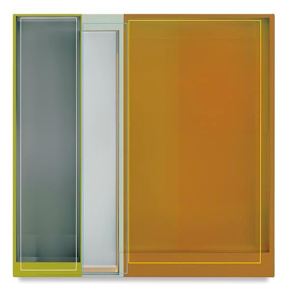 Slice, 2016, Acrylic on canvas, 22 x 22 inches, 55.9 x 55.9 cm, AMY#28502