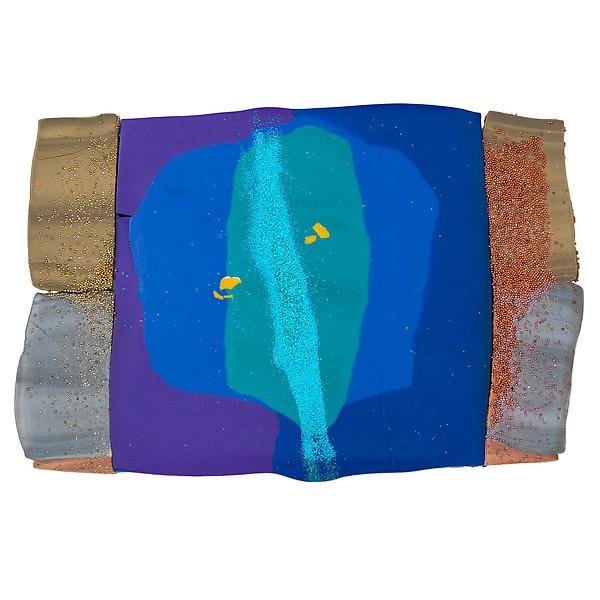 POLLY APFELBAUM, &quot;60&#039;s modern,&quot; 2010-2011, Plasticine, polymer clay and glitter, 5 1/8 x 7 1/2 inches, 13 x 19.1 cm, A/Y#20291