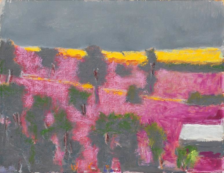 Thin Orange Path, 2012, Oil on canvas, 20 x 26 inches, 50.8 x 66 cm, A/Y#20388