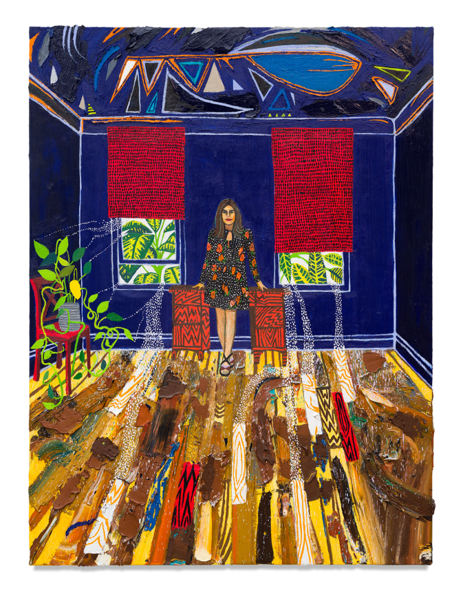Raffi Kalenderian, Christine Minas, 2021, Oil on canvas, 48 x 36 inches, 121.9 x 91.4 cm, MMG#33012