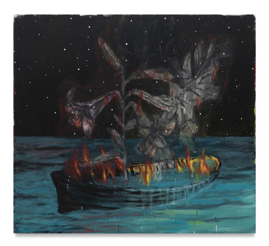 The Great Explorer, 2021, Oil and wax on canvas, 75 x 82 inches, 190.5 x 208.3 cm, MMG#33542