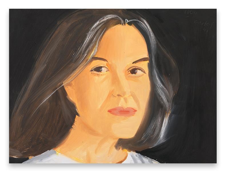 Alex Katz, Ada, 1991, Oil on board, 12 x 16 inches, 30.5 x 40.6 cm, AMY#29270