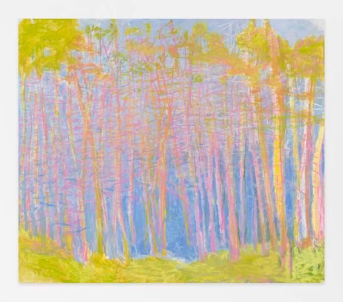 Surprising Blue Background, 2014, Oil on canvas, 52 x 60 inches, 132.1 x 152.4 cm, AMY#21545