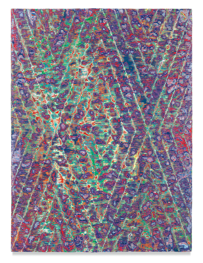 Untitled #17, 2017,&nbsp;Acrylic on panel,&nbsp;48 x 36 inches,&nbsp;121.9 x 91.4 cm,&nbsp;MMG#29670