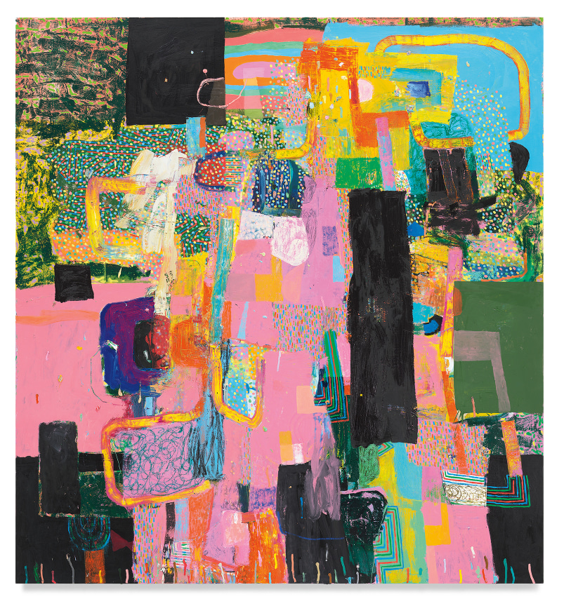 Oddest Mound, 2021, Oil on canvas, 86 x 80 inches, 218.4 x 203.2 cm,&nbsp;MMG#33161