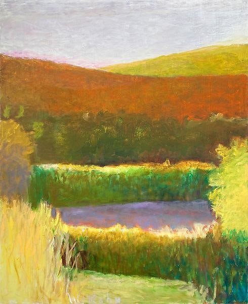 Purple Pond, 2010, Oil on canvas, 52 x 42 inches, 132.1 x 106.7 cm, A/Y#19414