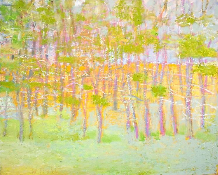 Blue Puddle, 2010, Oil on canvas, 32 x 40 inches, 81.3 x 101.6 cm, A/Y#19473