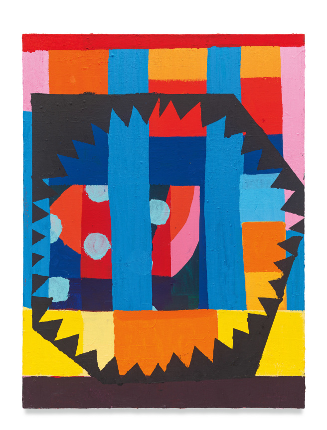 Soft Machine, 2022, Acrylic and marble dust on canvas, 48 x 36 inches, 121.9 x 91.4 cm, MMG#35079