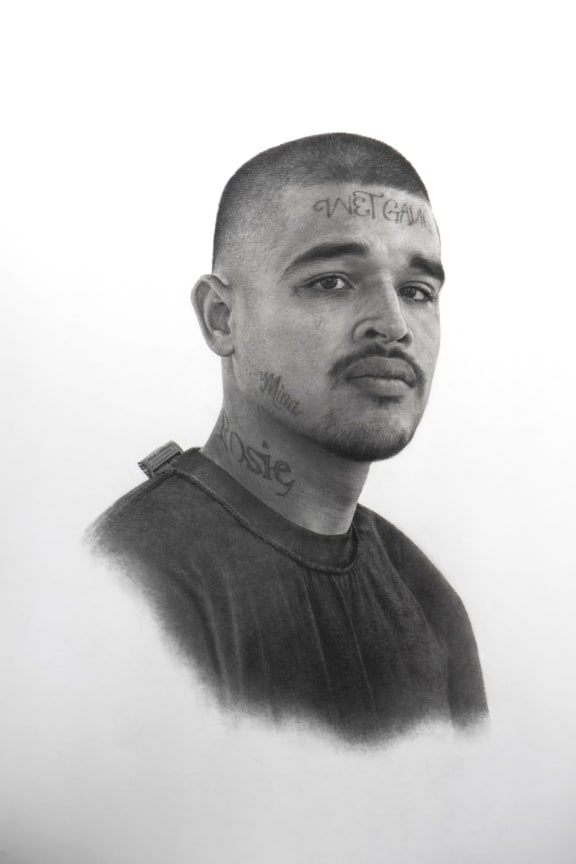 Deadly Friends (York Ave.), 2023, Graphite on paper, 40 x 30 inches, 101.6 x 76.2 cm,&nbsp;MMG#35694