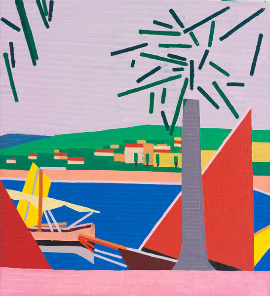Sainte Maxime, 2015, Oil on linen, 27 1/2 x 25 inches, 70 x 64 cm, A/Y#22637