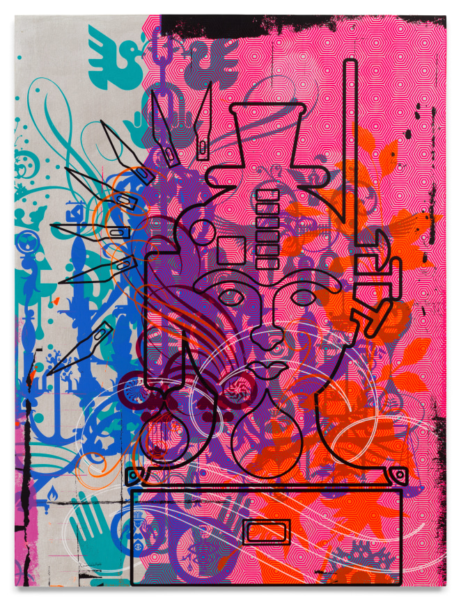 The Honey Trap, 2022, Acrylic on wood, 24 x 18 inches, 61 x 45.7 cm,&nbsp;MMG#35066