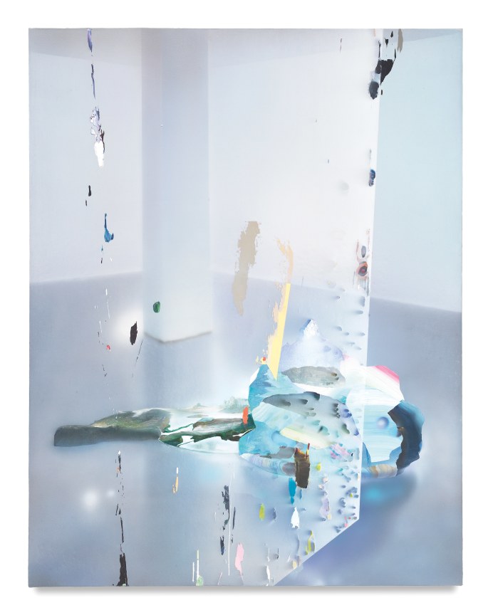 Belief in Giants, 2017, Acrylic on canvas over panel,, 37 1/2 x 30 inches, 95.3 x 76.2 cm, MMG#29164