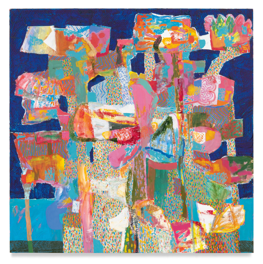 Lush Thicket, 2021, Oil on canvas, 60 x 60 inches, 152.4 x 152.4 cm, MMG# 33093