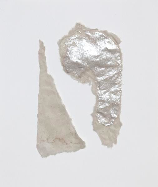 Untitled, 2014, Paper and iridescent medium on paper, 13 1/2 x 11 3/8 inches, 34.3 x 28.9 cm, A/Y#22073
