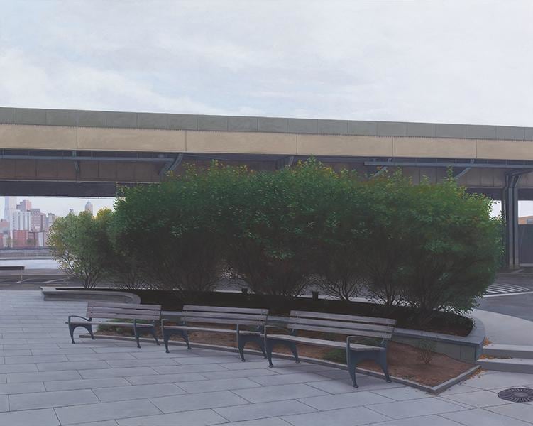 Barrier, 2013, Oil on linen, 40 x 50 inches, 101.6 x 127 cm, A/Y#21568