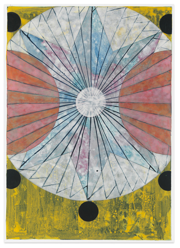 untitled #1210, 2022, Acrylic on illustration board,