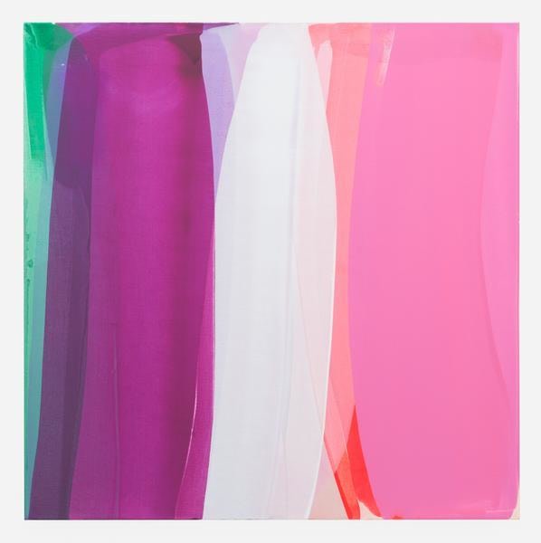 Movements (tides, automatic 2), 2016, Acrylic on linen, 45 x 45 inches, 114.3 x 114.3 cm, AMY#28158