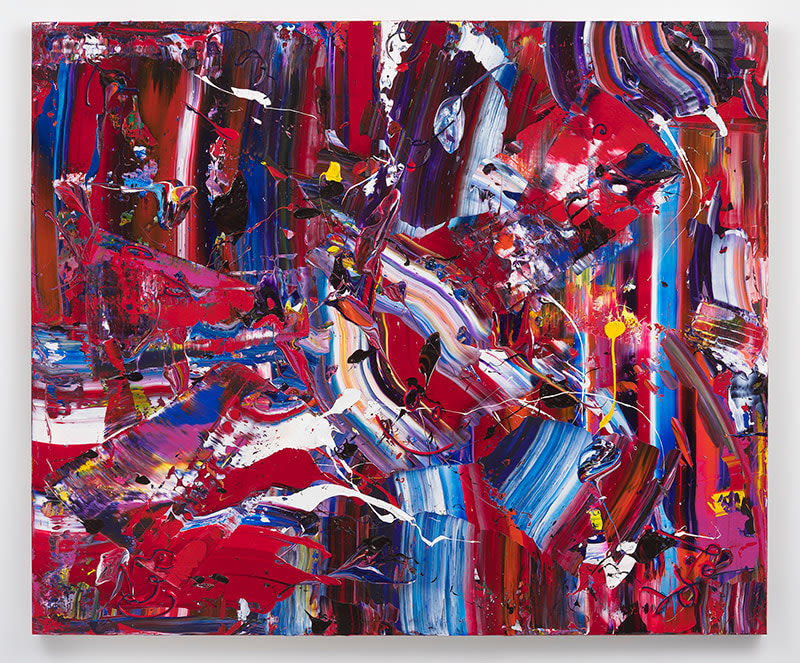 Michael Reafsnyder,&nbsp;Hot Sauce, 2017,&nbsp;Acrylic on linen,&nbsp;60 x 72 inches,&nbsp;152.4 x 182.9 cm, MMG#29693