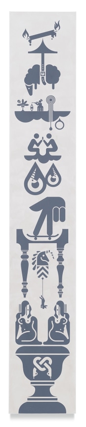 Mindscape 20, 2019,&nbsp;Acrylic on linen,&nbsp;72 x 12 inches,&nbsp;182.9 x 30.5 cm,&nbsp;MMG#31656