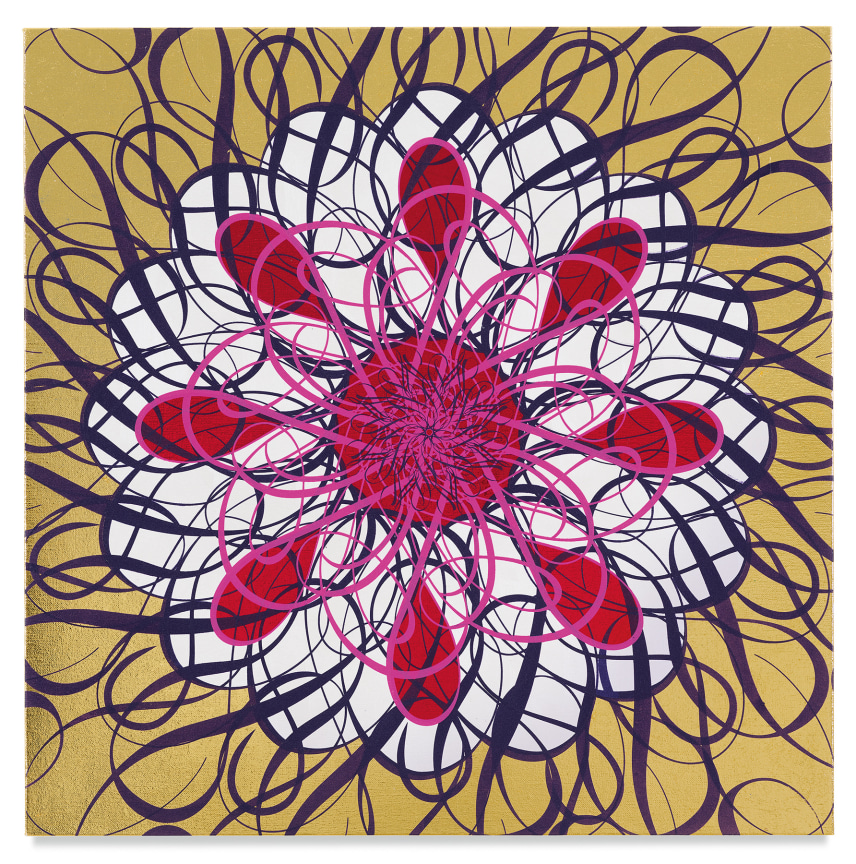 Mindscape 39, 2019,&nbsp;Acrylic and metal leaf on linen,&nbsp;24 x 24 inches,&nbsp;61 x 61 cm,&nbsp;MMG#31675