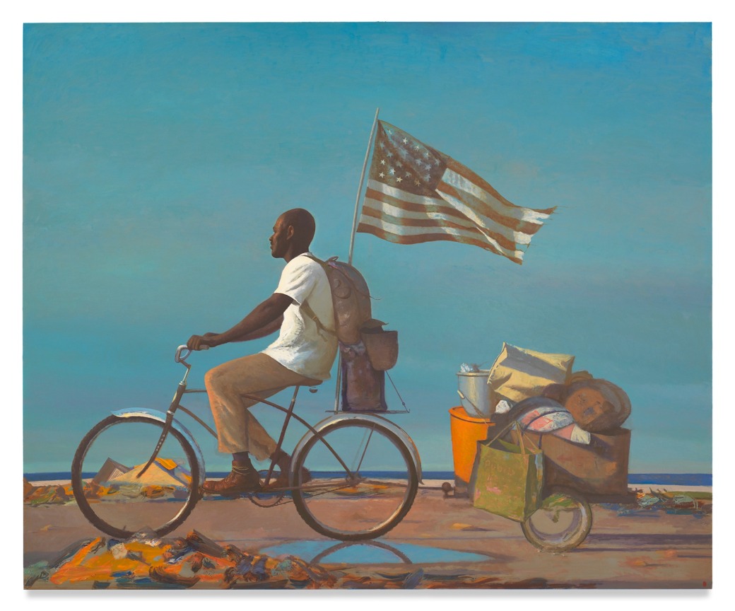 Bo Bartlett, Freedom, 2019, Oil on linen, 82 x 100 inches, 208.3 x 254 cm, MMG#30929