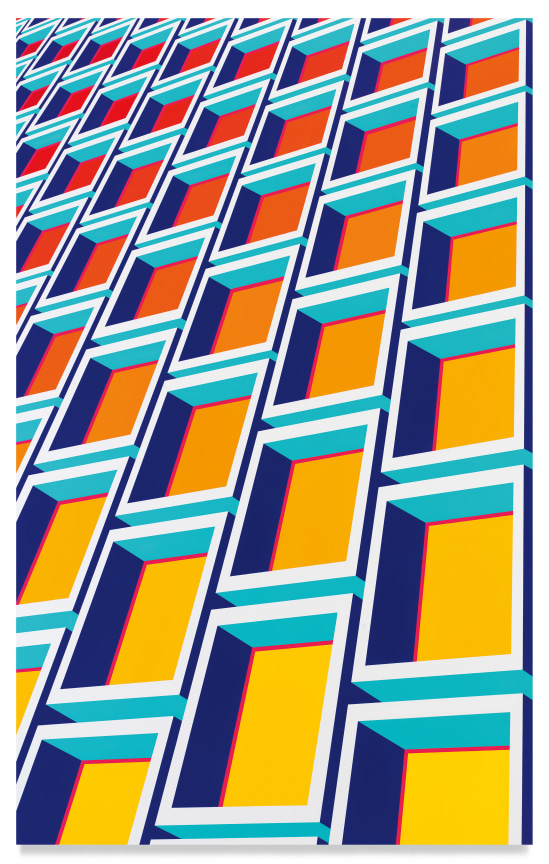 Zeitenwende #4, 2022, Acrylic on dibond, 80 x 50 inches, 203.2 x 127 cm, MMG#34666