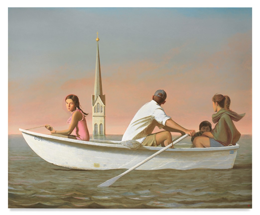 The Flood, 2018, Oil on linen, 82 x 100 inches, 208.3 x 254 cm, MMG#29836